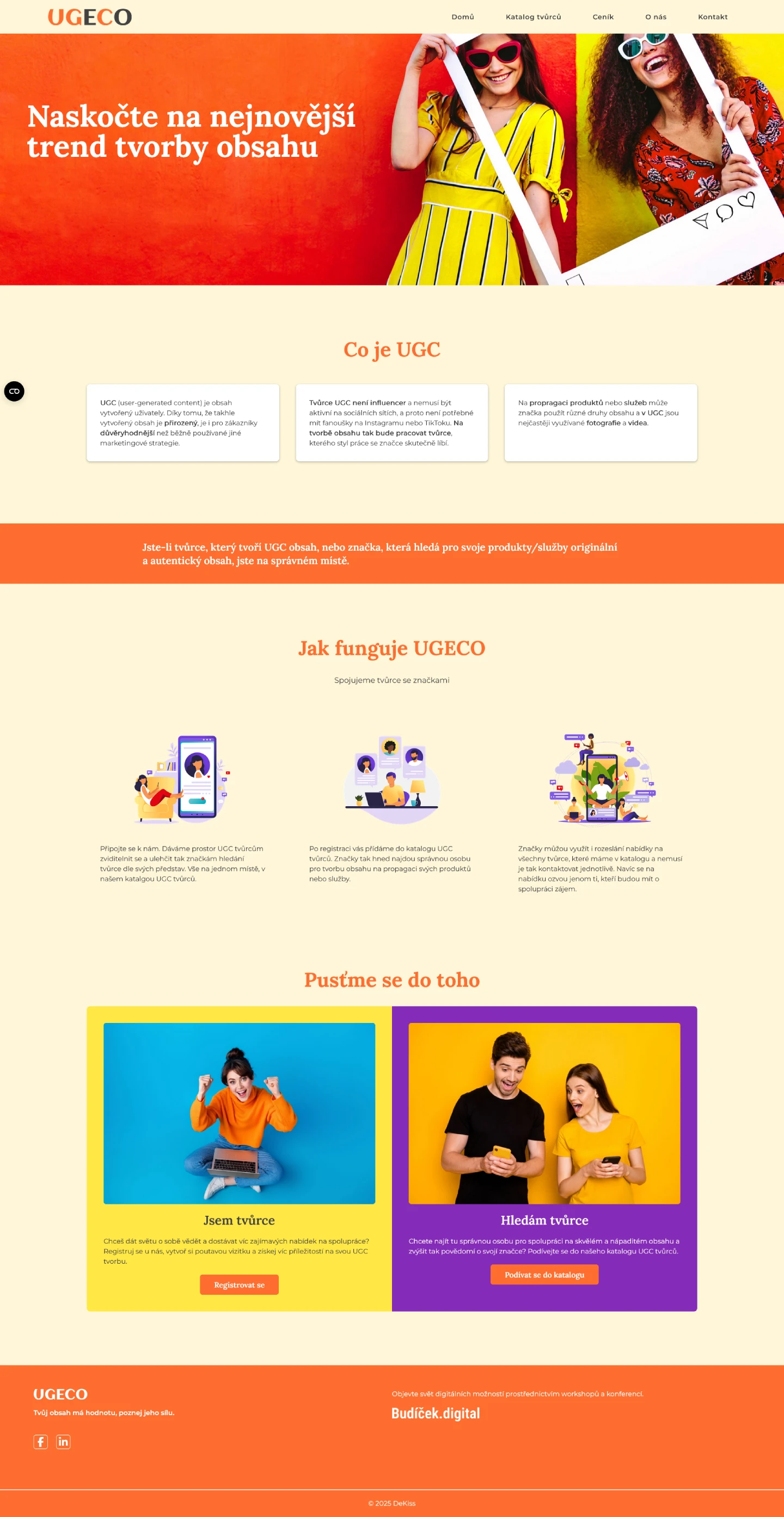 UGECO - pred redizajnom